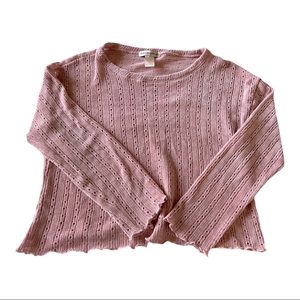 TOPSHOP pink light sweater.